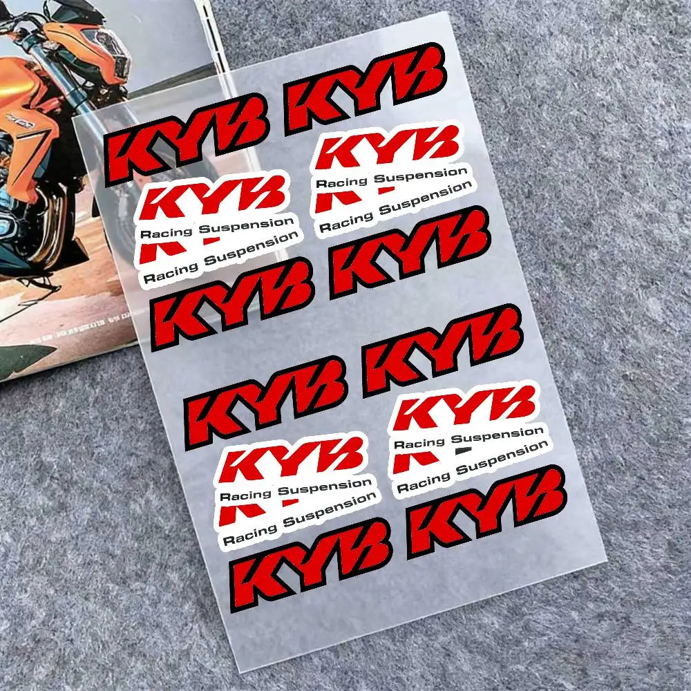 

For Kyb Waterproof Reflective Motorbike Stickers Easy Peel Removable Decals For Motorcycle Car