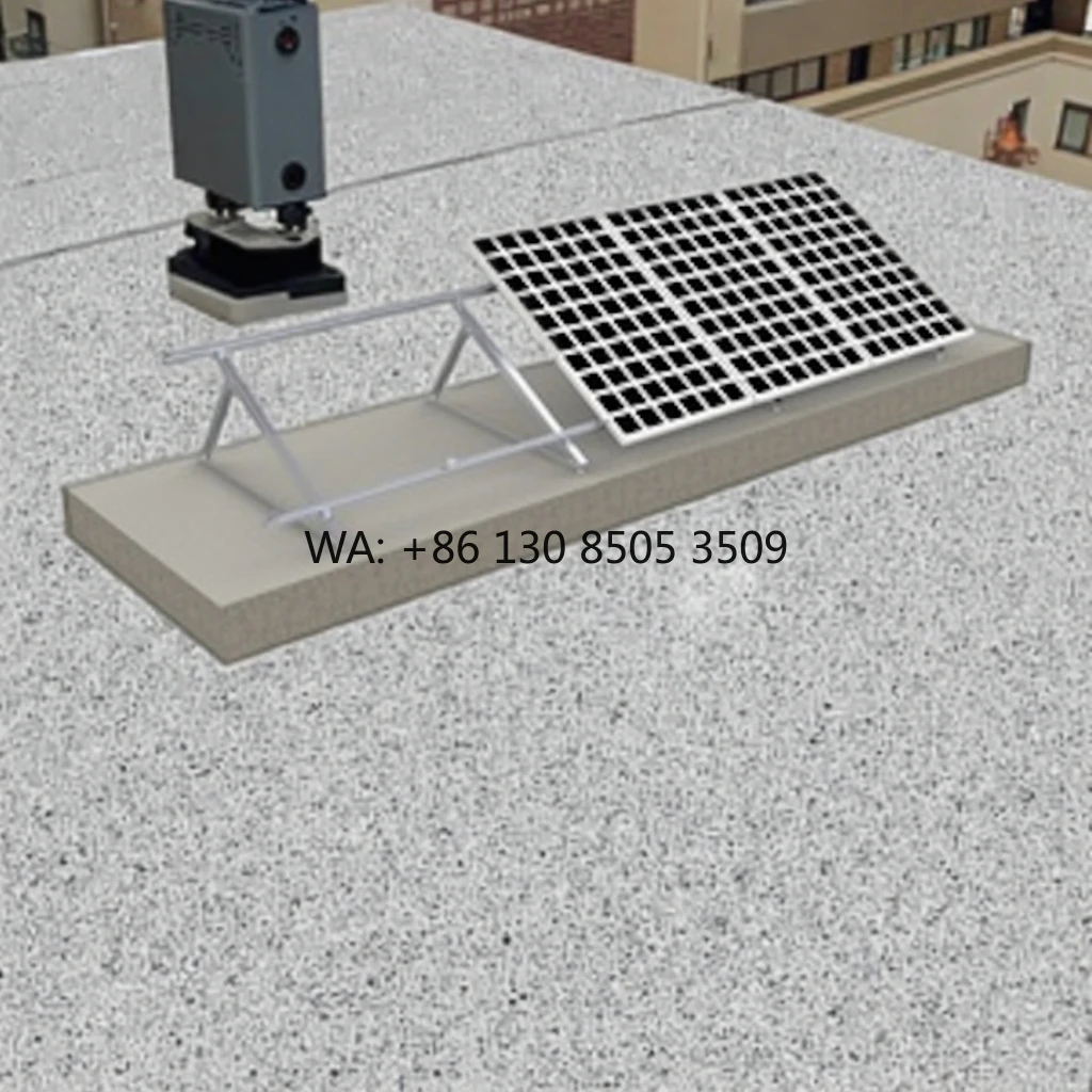 

Flat Roof Solar Mounting System AL 6005-T5 SUS304 Material 15-Year Warranty Cost-Effective Installation Customizable Roof Solar