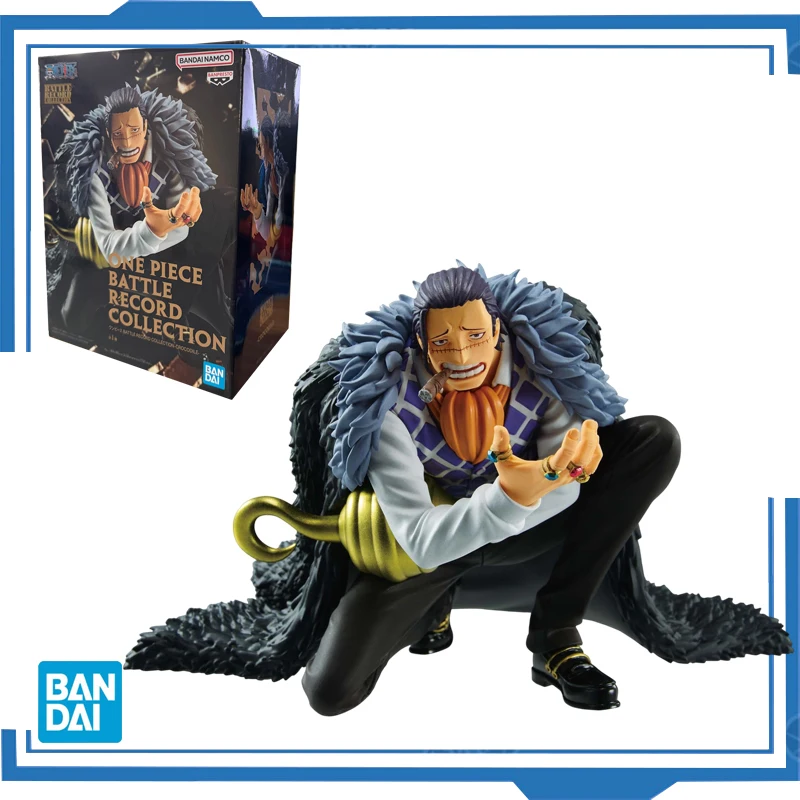 Bandai Original Banpresto Anime One Piece BRC Battle Record Sir Cocodrilo PVC figuras de acción juguetes de modelos coleccionables