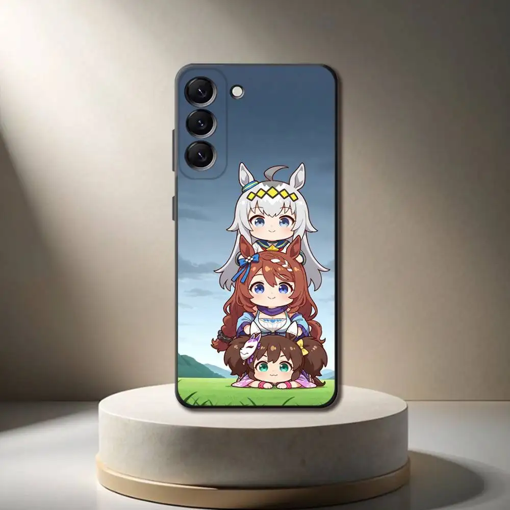 U-Uma Derby Oguri Cap Phone Case For Samsung Galaxy A 73,72,51,53,52,71,22,5G,Note,J7,8,9 Soft Black Cover