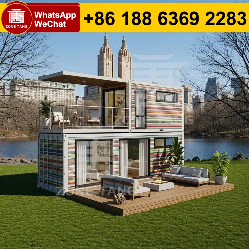 

Accommodation Container Buildings Premade Houses Flat Pack Home Fabricated Homes Folding Detachable Modules Compact Portable DIY