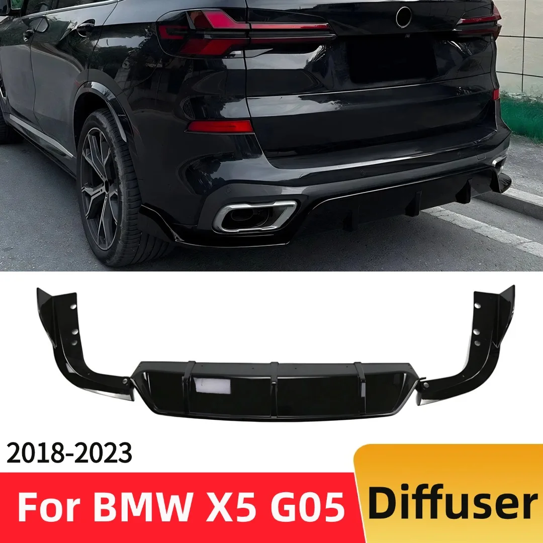 

Guard Tuning Accessories Splitter Rear Bumper Diffuser Lip Chin Car Exterior Parts ABS Body Kit For BMW X5 G05 M Sport 2018-2023