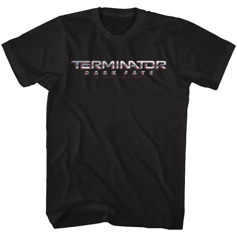 Terminator Dark Fate Chrome Logo Movie T Shirt