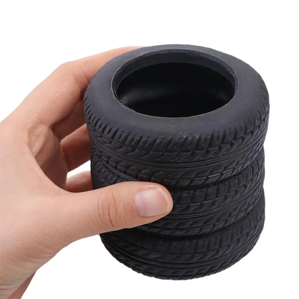 Car Tyre Design Tire Shaped Pen Holder Black Stack Stationery Storage Stationery Desk Organizer Decoration Practical