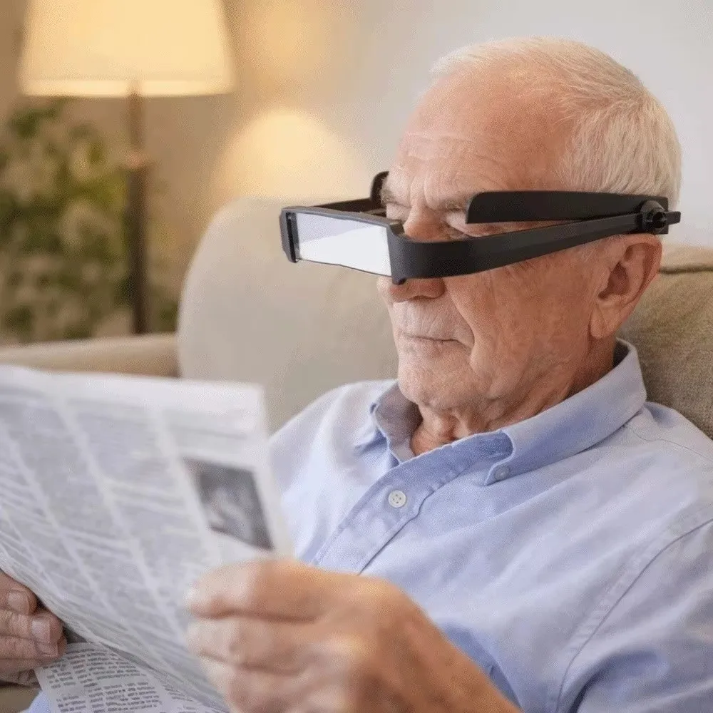 Durable Lightweight Headband Magnifier Interchangeable Lenses Simple Handsfree Magnifier Elderly Person Magnifier Precision Work