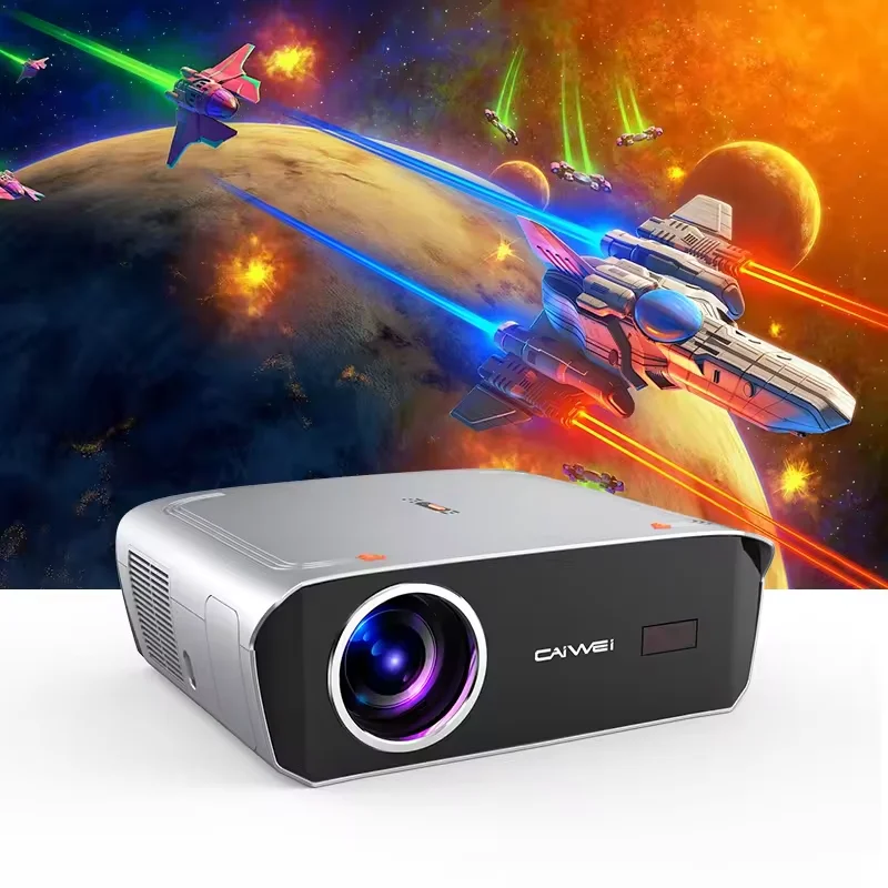 

2025 Latest Launch High Brightness 1450 ANSI Projector Android 9.0 Smart Auto Focus Bluetooth 5.0 Hi-Fi Speaker 4K Projector