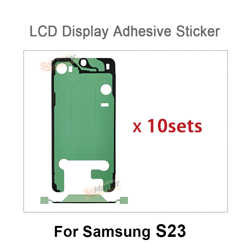 10Pcs LCD Display Adhesive Waterproof Sticker for Samsung Galaxy S23 S24 S25 Plus Ultra FE Front Side Seal Tape Adhesive Glue image 2