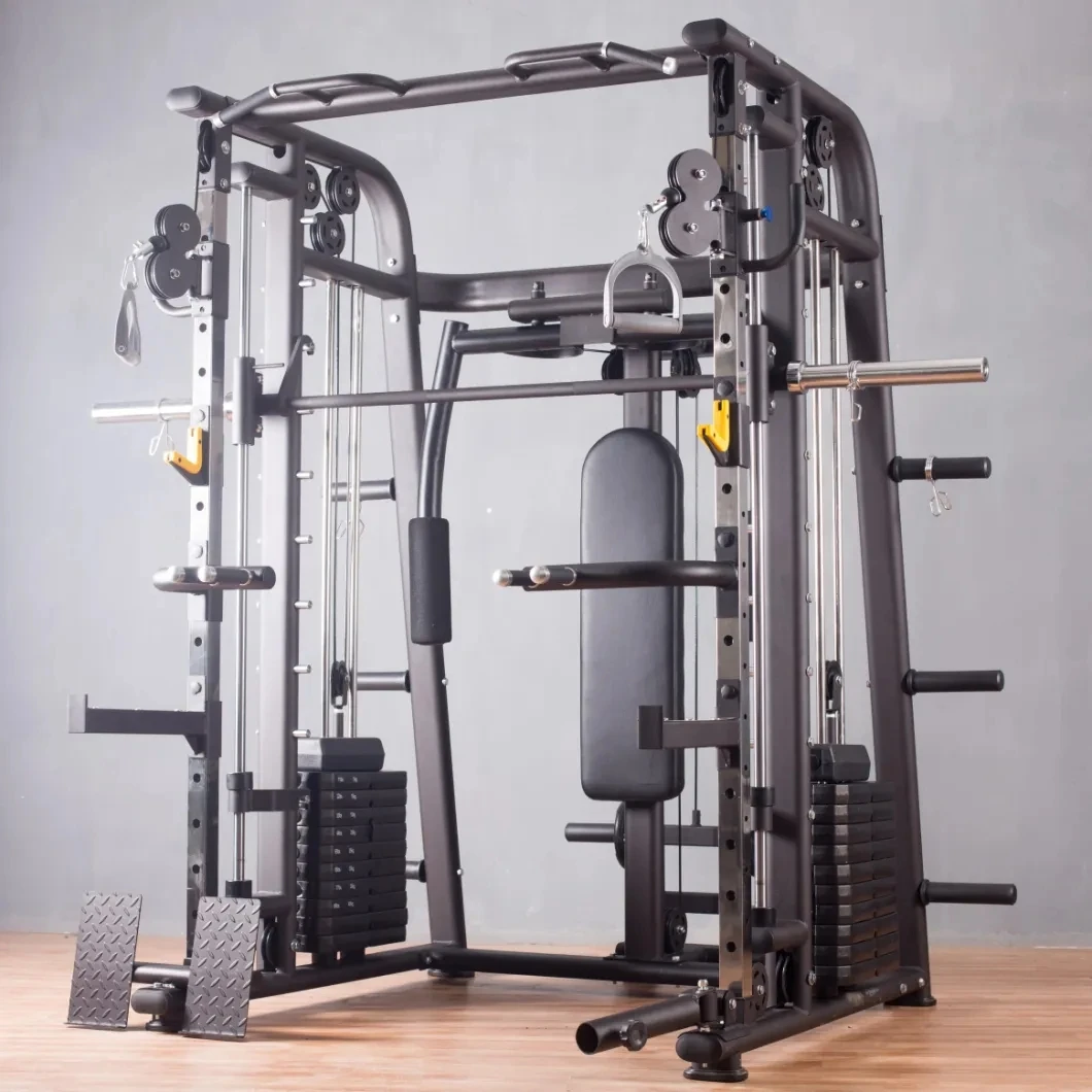 Multi-Functional Trainer Home Gym Fitness Equipment Squat Rack Power Rack Cage Smith Machine