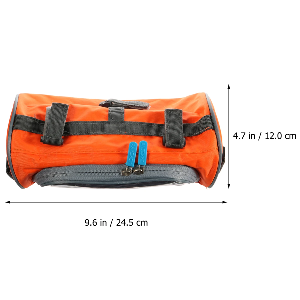 

Head Bag Large-capacity Bike Round with Front Damping Weather-resistant Phone Touchscreen