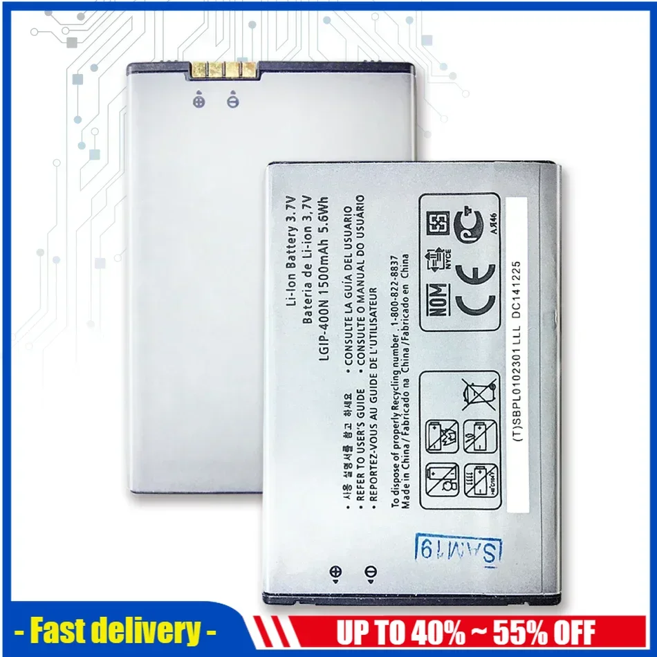 LGIP-400N мобильный телефон для LG OPTIMUS M/C/U/V/T/S/1 VM670 LS670 MS690 P503 P500 P520 P505 P509 LGIP 400N Battery