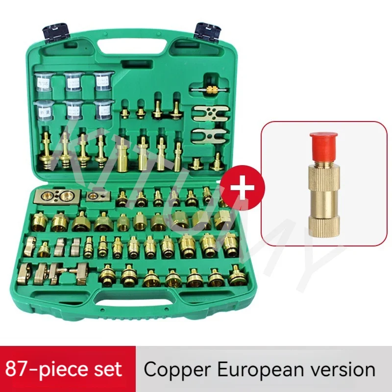 Imagem -06 - Universal Car Air Condition Leak Test Adapter Leak Detection Repair Kit Detector de Vazamento para a Europa América Ásia Apto para Ajuste