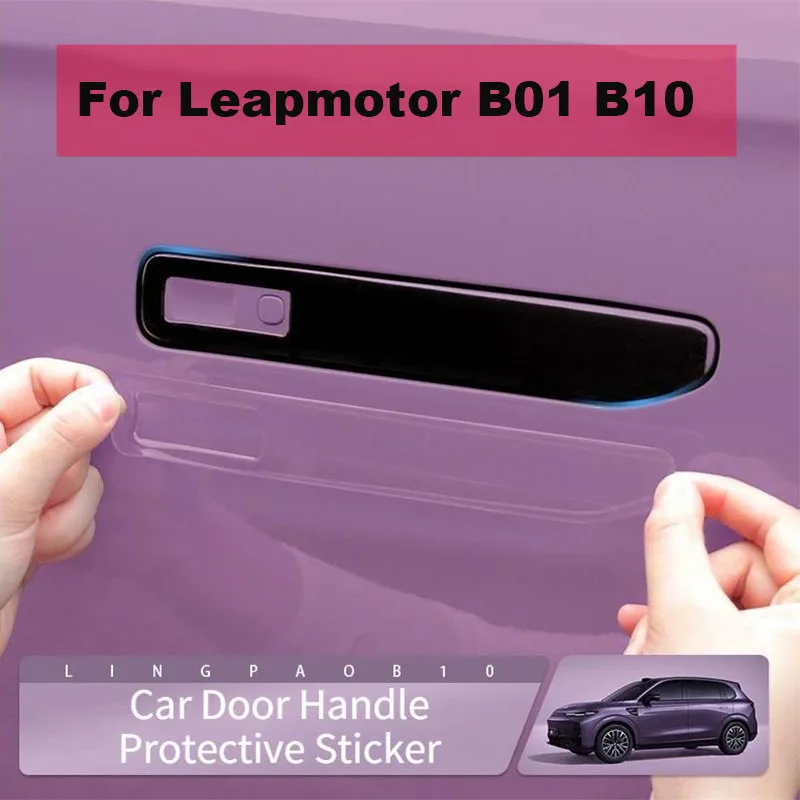 Für Leapmotor B01 B10 Autotürgriff-Schutzaufkleber Kratzfester Aufprallschutz Außenzubehör