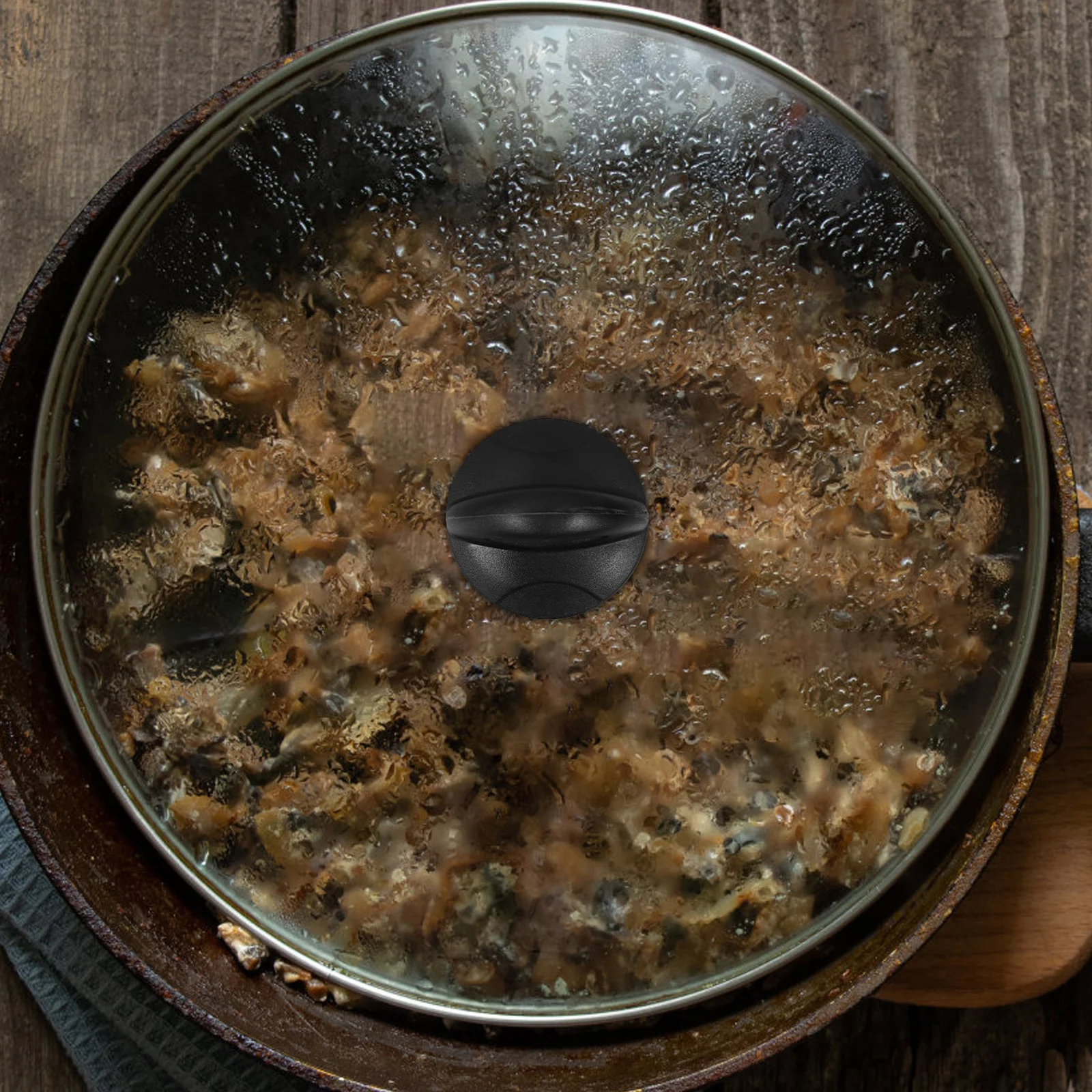 

2Pcs Universal Pot Lid Knobs Easy Cleaning Bead Handle Design Sturdy Replacement for Various Cookware Universal Pot Large Lid