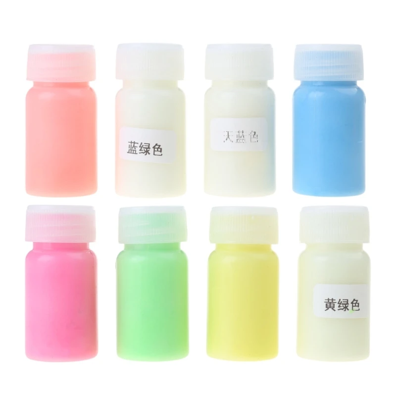 8-color Luminous Pigment Powder UV Lamp Suitable for Epoxy Resin Acrylic Paint