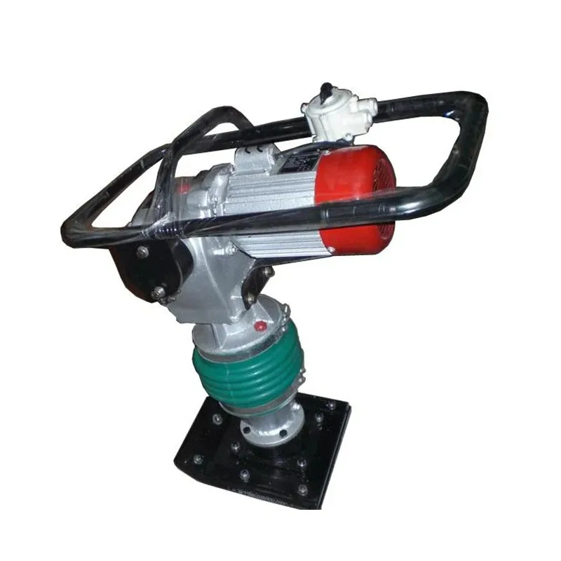 Small impact compactor for floor compaction electric vibration