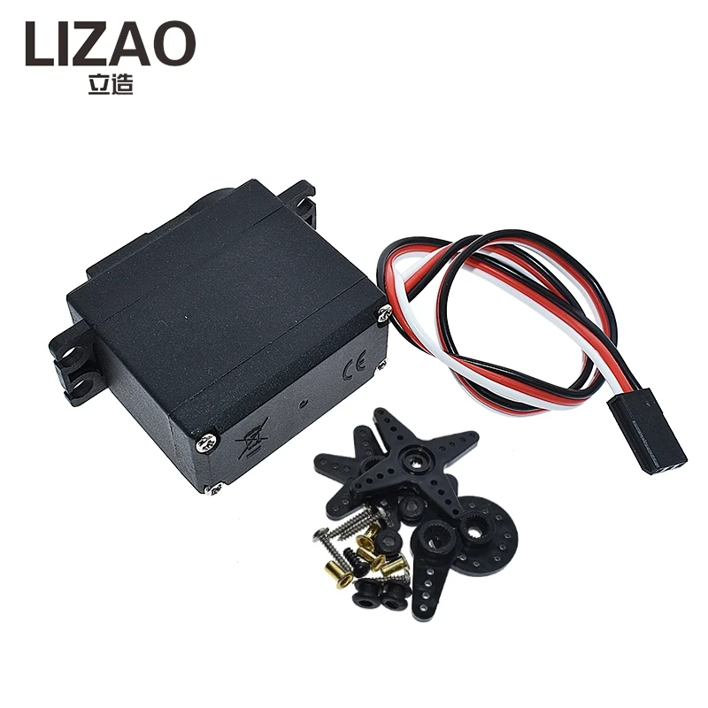 DS04-NFC 360° Continuous Rotation Servo Motor DC Gear Servo 5.5kg/cm Torque DC 4.8V-6V for Smart Car Robot DIY Project