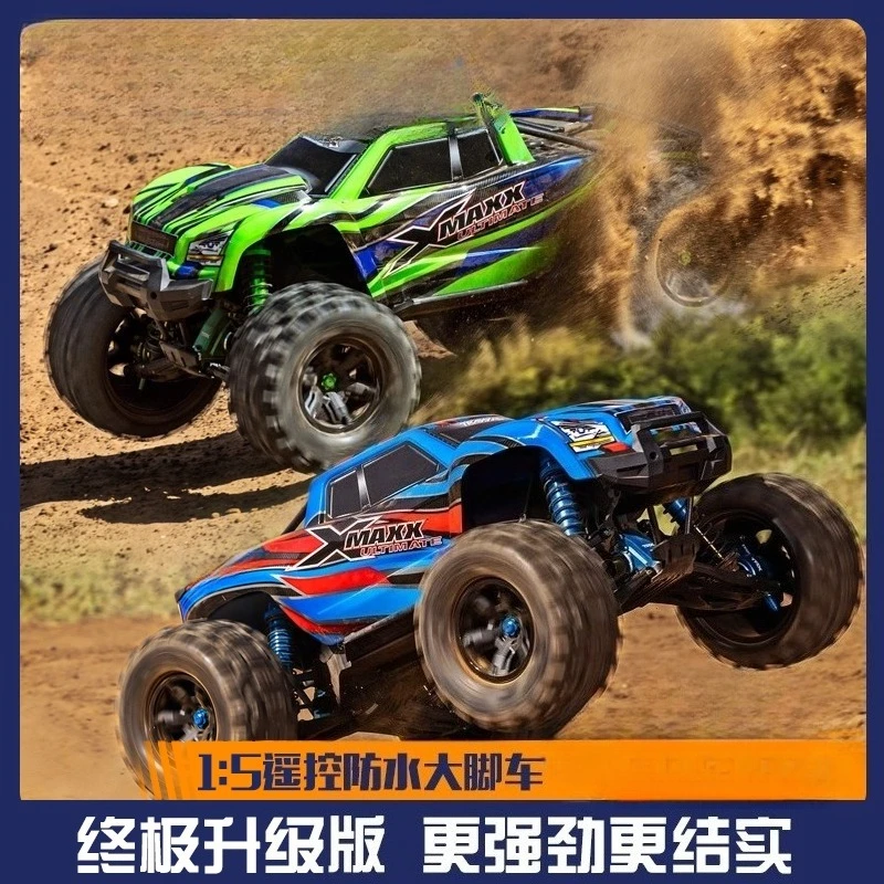 

RC X-MAXX Металлическая ограниченная серия Мотор с высоким крутящим моментом Полный привод Бесщеточный двигатель Электрический пульт дистанционного управления Игрушка-монстр-трак