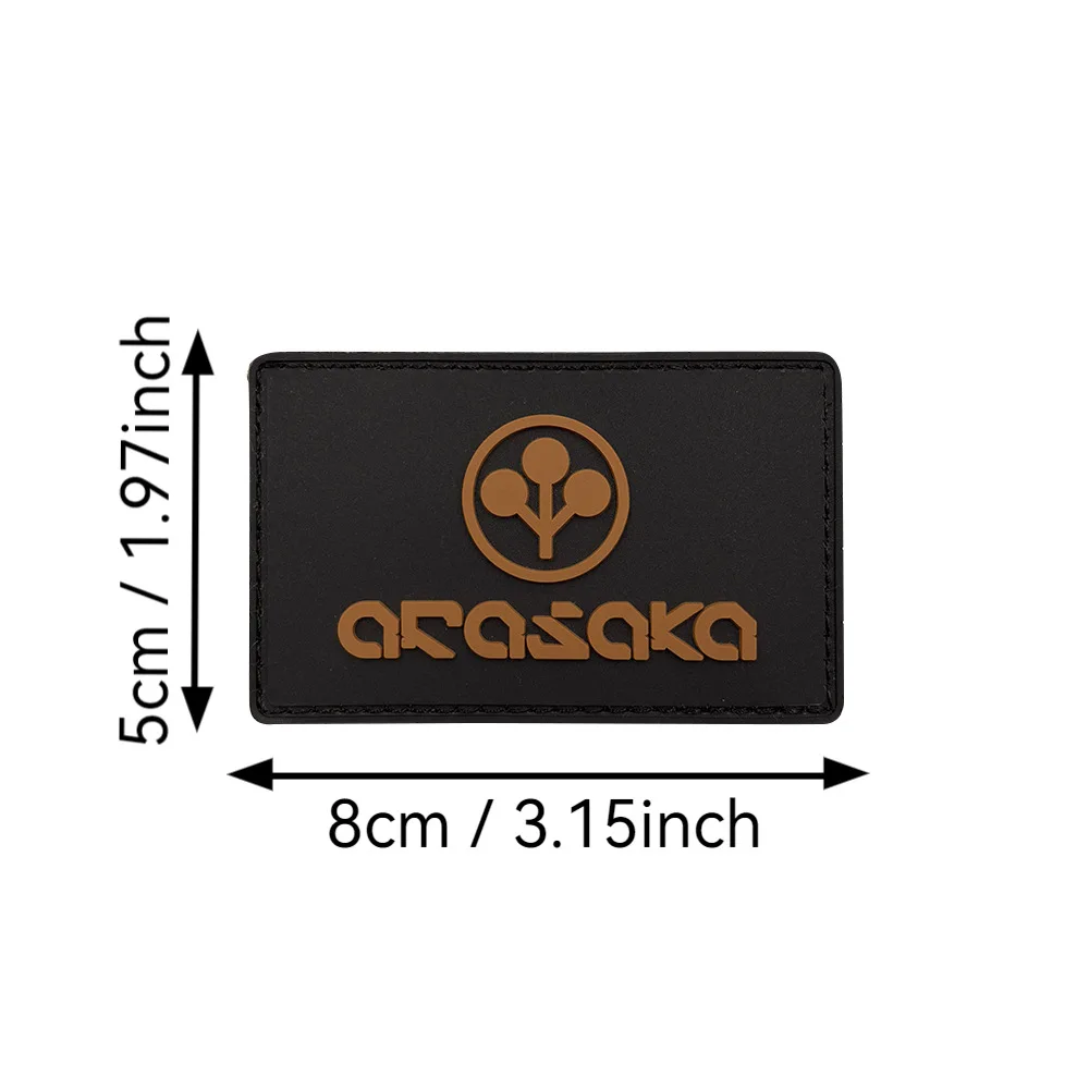 Ein Cyberpunk-Muster PVC-Aufkleber Moral-Patch Abzeichen mit Leuchteffekt im Dunkeln, für Armbinden, Rucksäcke, aus weichem Gummi – Detail 20