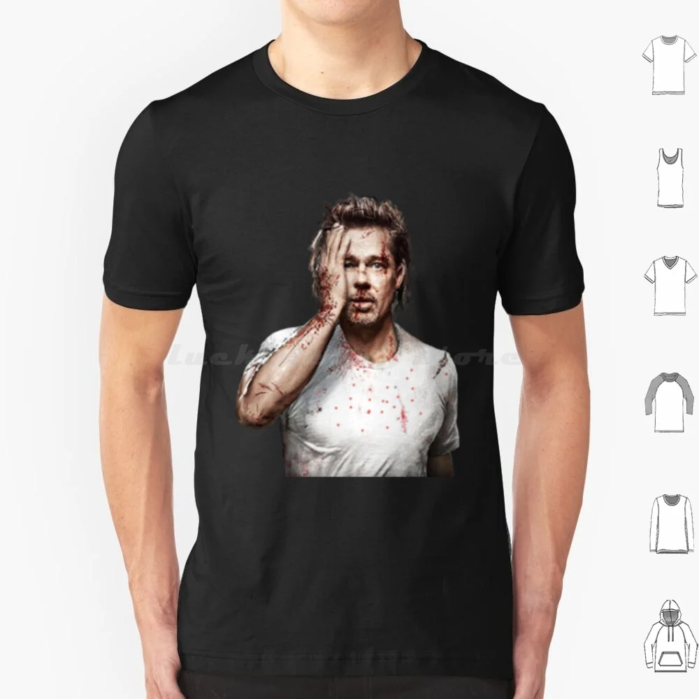 Bullet Train T Shirt Big Size 100% Cotton Train Japan Bullet Train Netflix Bullet