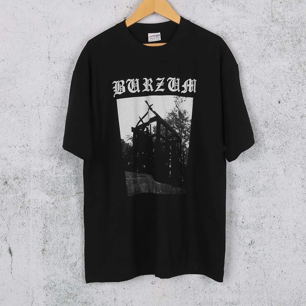 Burzum T-Shirt Aske Black Metal Music Varg Darkthrone Graphic Band Printed Men Women Cotton Short Sleeves Top Shirt