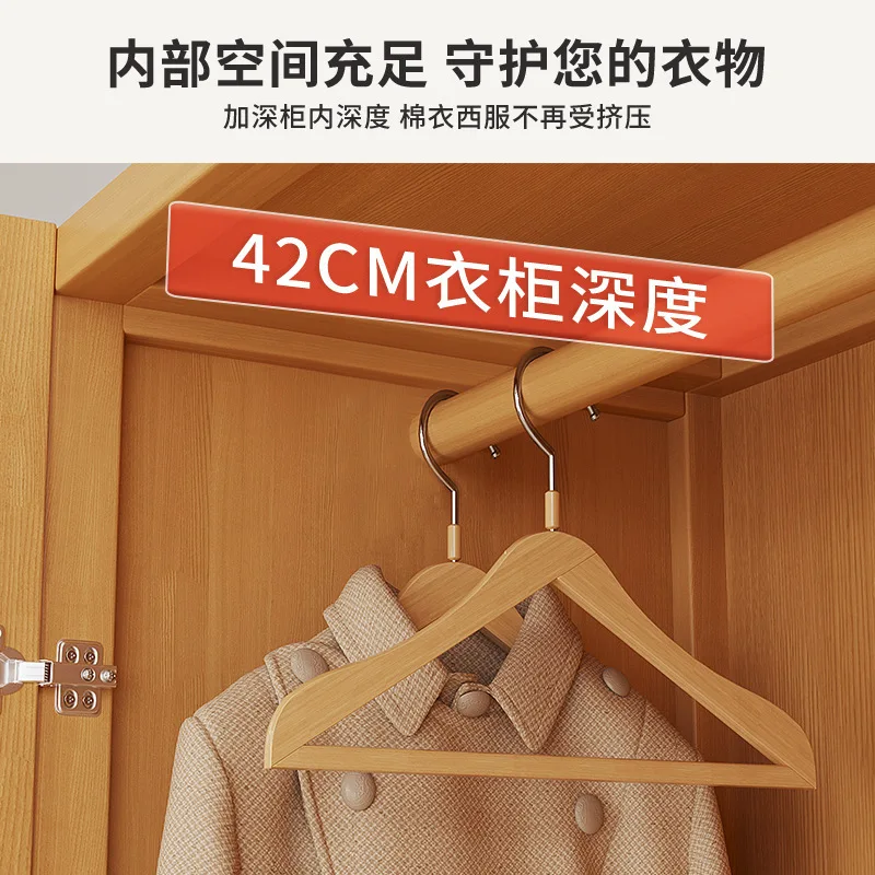 Home rental room, simple wardrobe for bedroom, modern simple clothes hanging storage