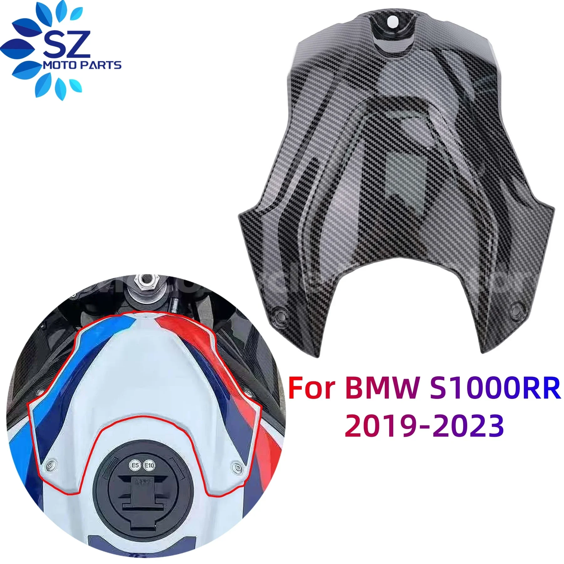 

Motorcycle Carbon Fiber Pattern Tank Cover Protection Fit for BMW S1000RR S 1000RR S1000 RR 2019 2020