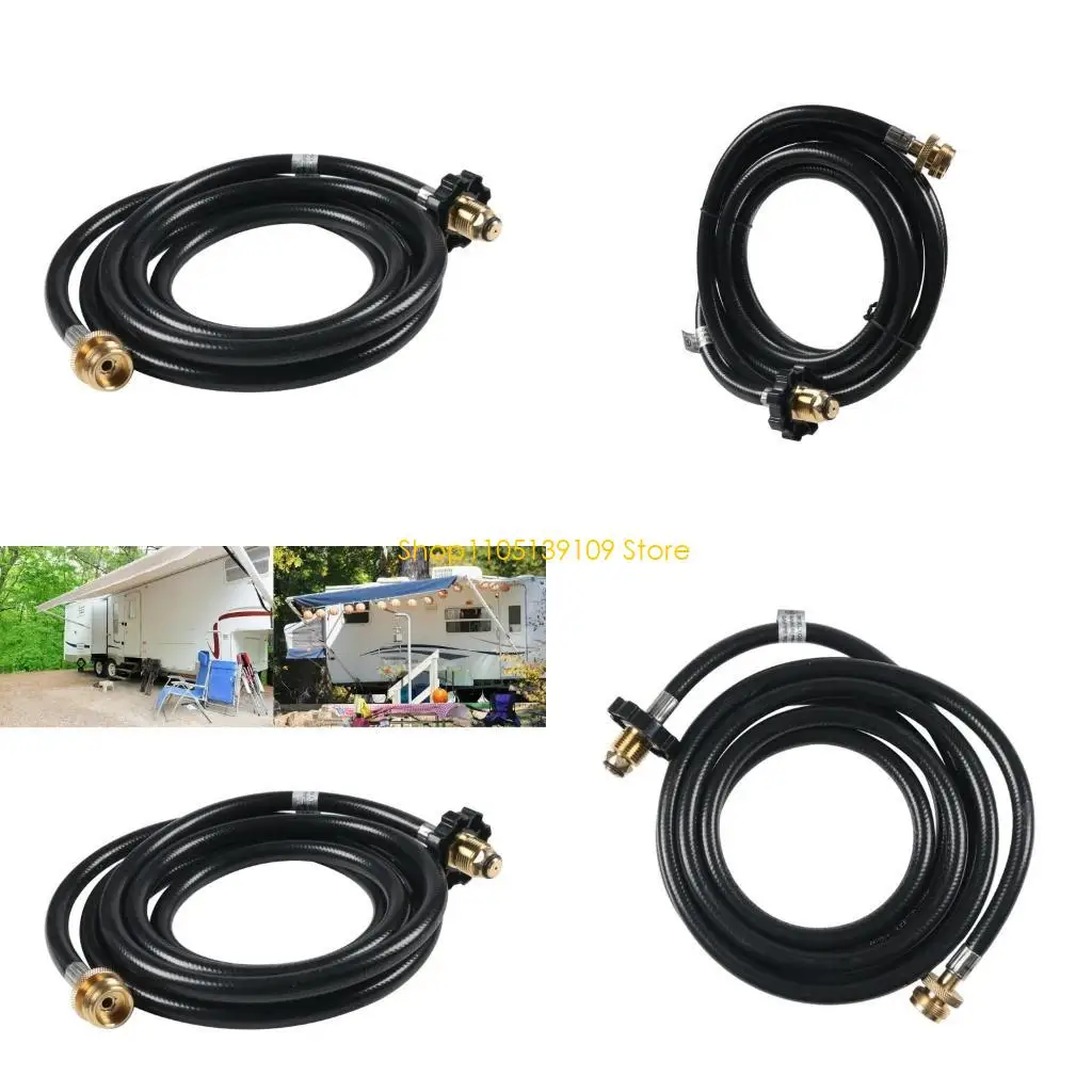 

P5ED Hose Assembly 1lb To 5-20lb Converter Propane Adapter Hose Propane Tanks Hose for Heater