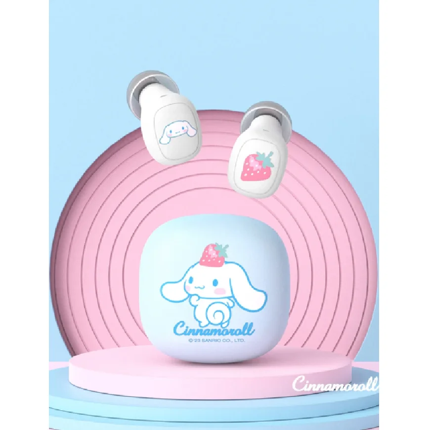 Sanrio-My Melody wireless headphones Cinnamoroll Kuromi Bluetooth headphones with Touch Control noise reduction sport cute