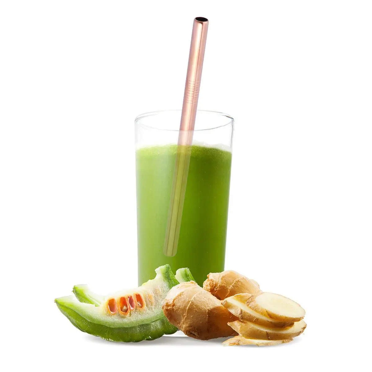 

Chemical-free Straw Stainless Steel Straws Pearl Milk Tea Straight Resuable Top-class