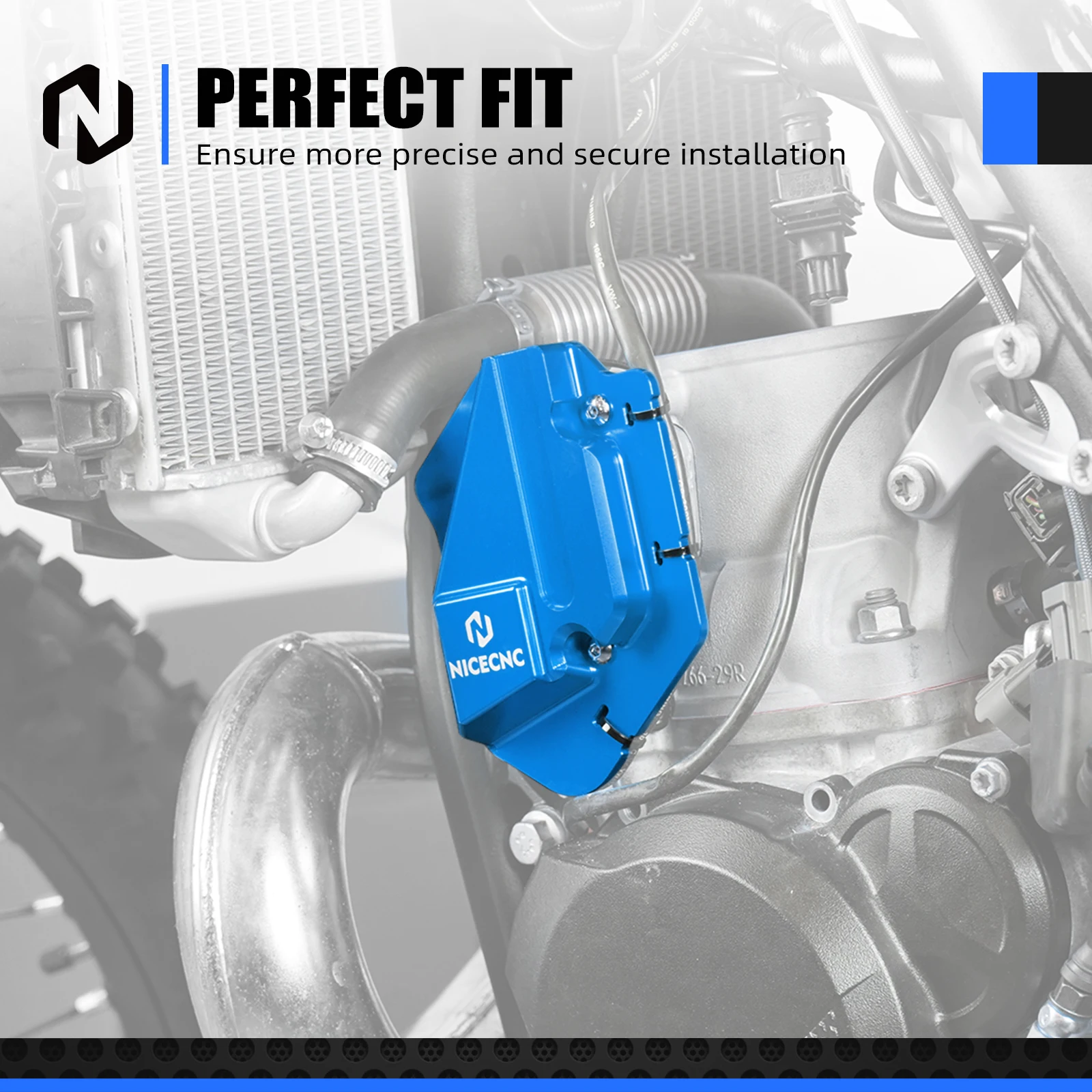 

2024 For Husqvarna TC 125 250 TE 250 TX 300 TE 300 Left Power Valve Guard Cover For KTM EXC 300 XC-W 250 SX 125 250 XC 300 2023