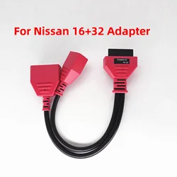 Adaptador de puerta de enlace Sylphy 16 + 32 para Nissan Sylphy, Cable de 16 Pines, sin necesidad de contraseña, funciona con Autel IM508 IM608 Lonsdor K518S