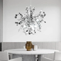 Pendant Light LED Stainless Steel Art Home Decora Ceiling Lamp For Bedroom Bedside Hanging Lamp Dining Room Lighting Fixtures G9
