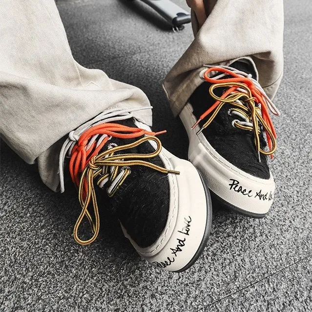 

Кеды на толстой подошве 2026 года, весенняя коллекция, увеличивающие рост, в звездном стиле, из канваса, для мужчин и женщин