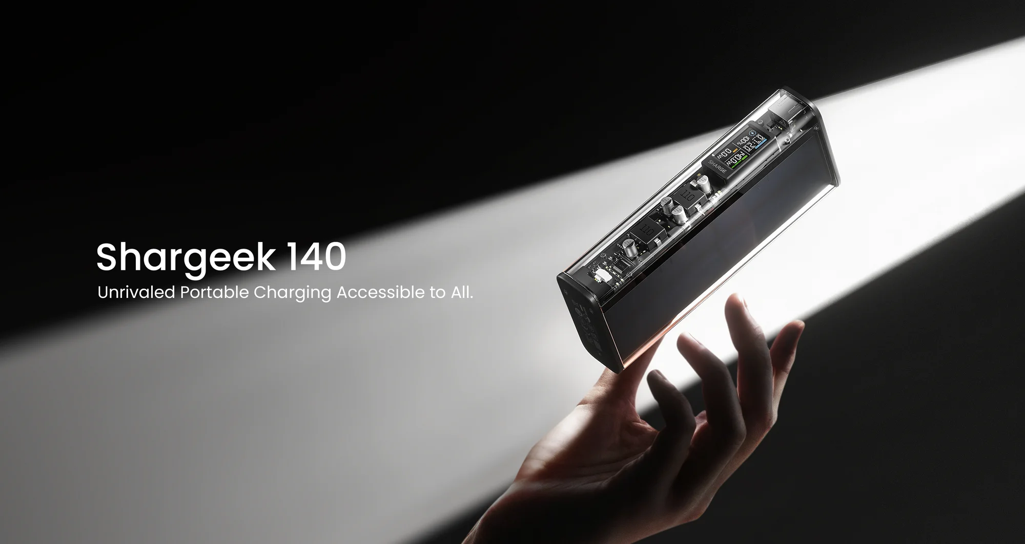 SHARGEEK 140 Power Bank 20000mAh 140W Carregador portátil, bateria
