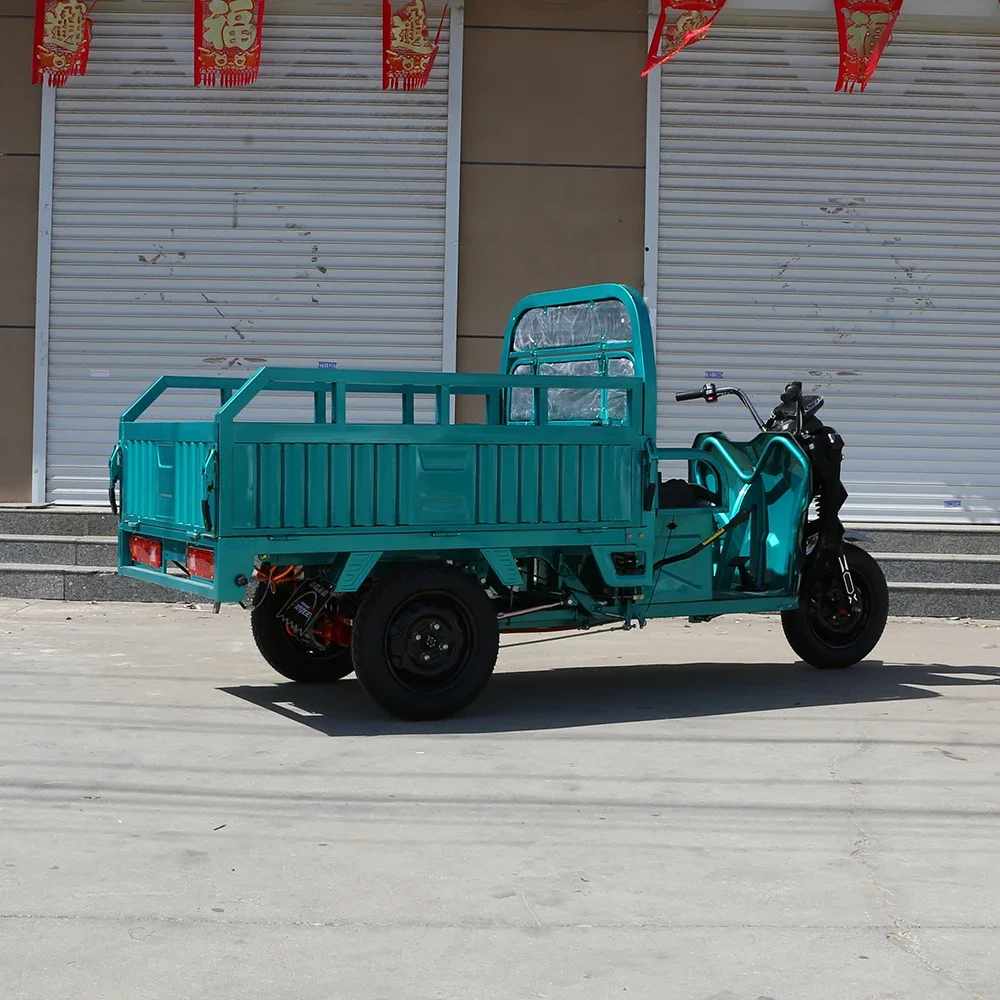 성인용 장거리 전기 화물 오토바이 삼륜차, 도매 1000W 3 륜 Ebike 삼륜차