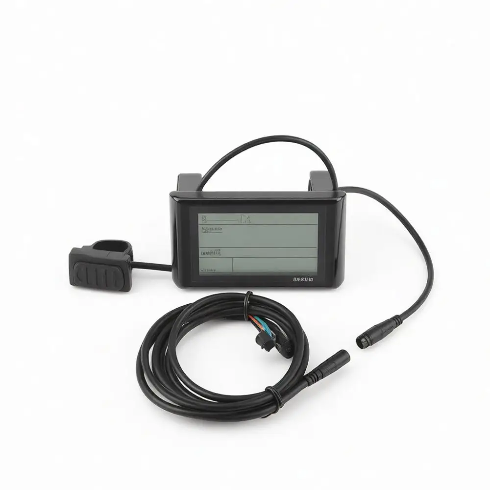 SW900 LCD Display Meter For Electric Bicycle Scooter Speedometer 24V 36V 48V 52V 60V Universal Panel Battery Voltage Gauge