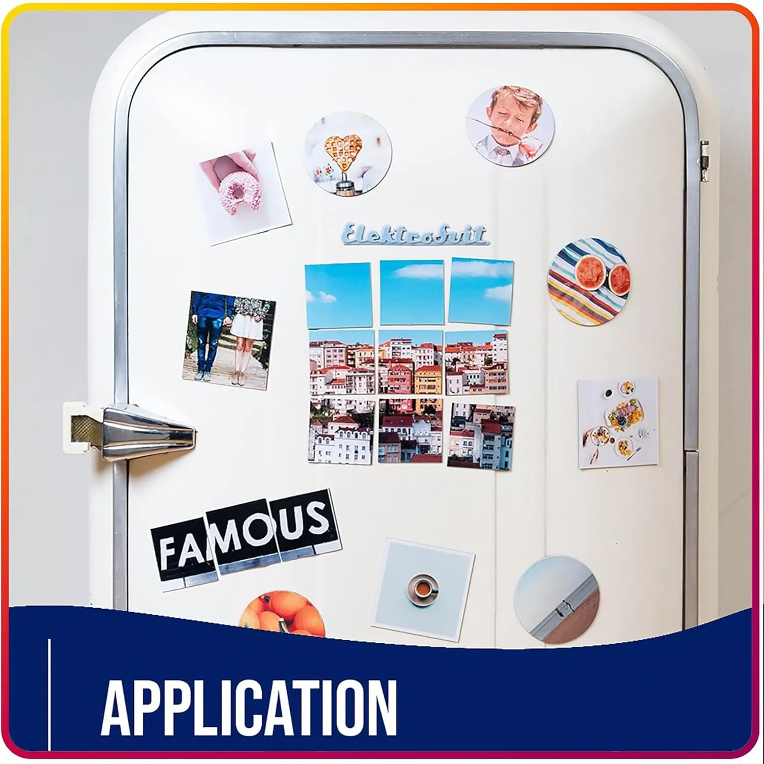 2" x 3,5 20 hojas magnéticas con respaldo adhesivo para manualidades, bricolaje - Imán autoadhesivo flexible para manualidades fuertes