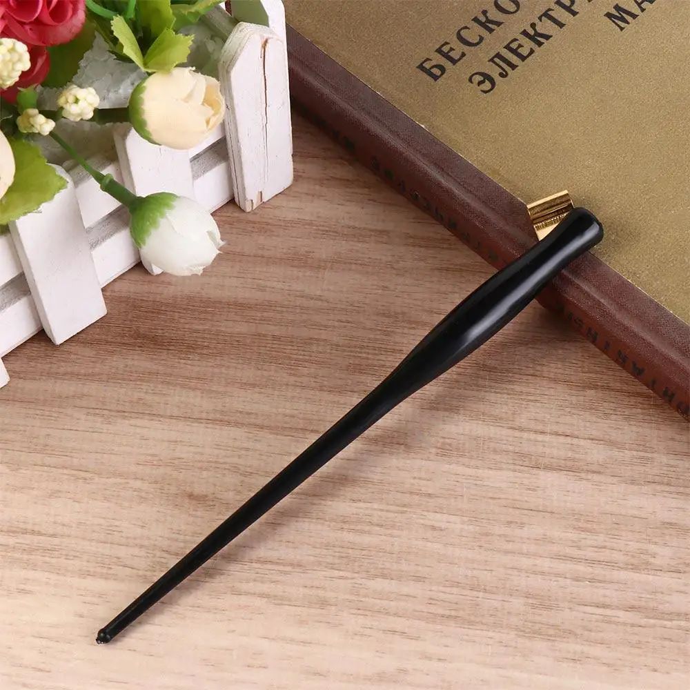 Oblique Dip Pen Holder English Writing Antique Calligraphy Pen Nib Resin Art Drawing Copperplate Script Pen Lettering Skeching