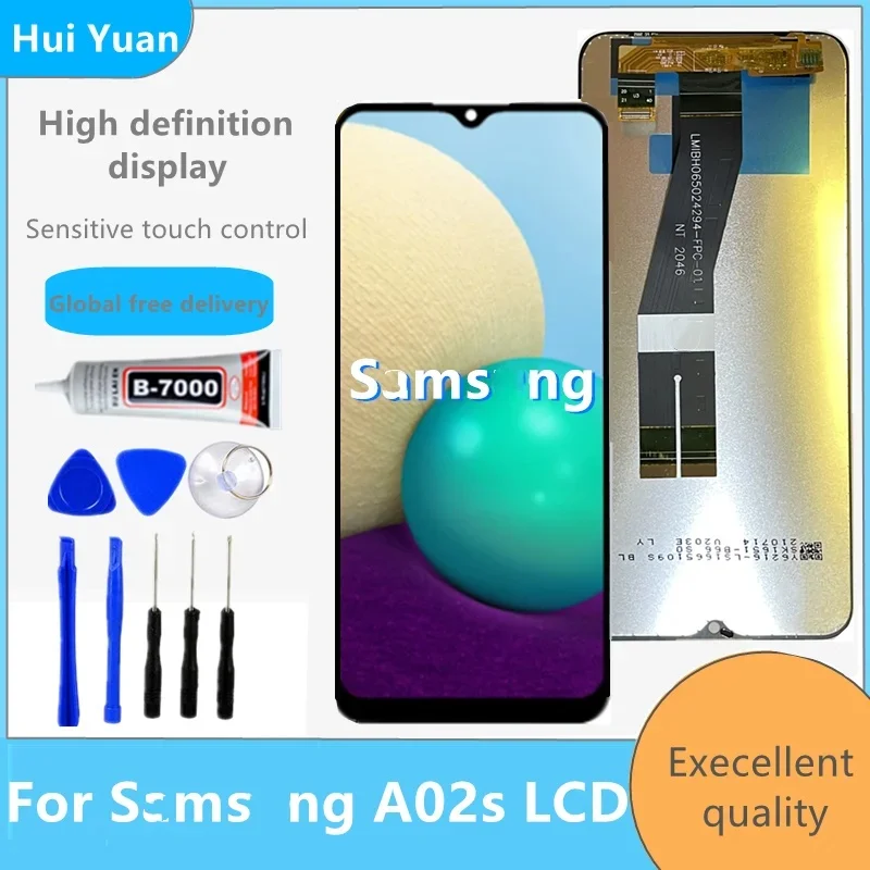 100% Tested For Samsung A02s A025 LCD Display Touch Screen Digitizer Assembly For Samsung A02s A025M A025F/DS A025G/DS LCD