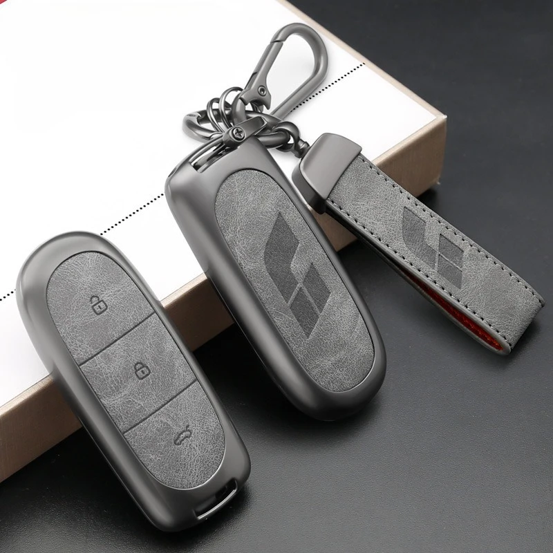 

Premium Zinc Alloy Key Cover Case for Li Auto L6/L7/L9/L8/MEGA (2024) - Protective Key Fob Shell Key Bag Chain