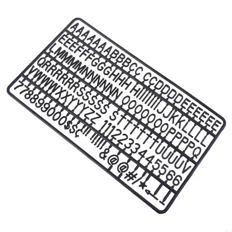 M5TB Números e símbolos letras pré-cortadas