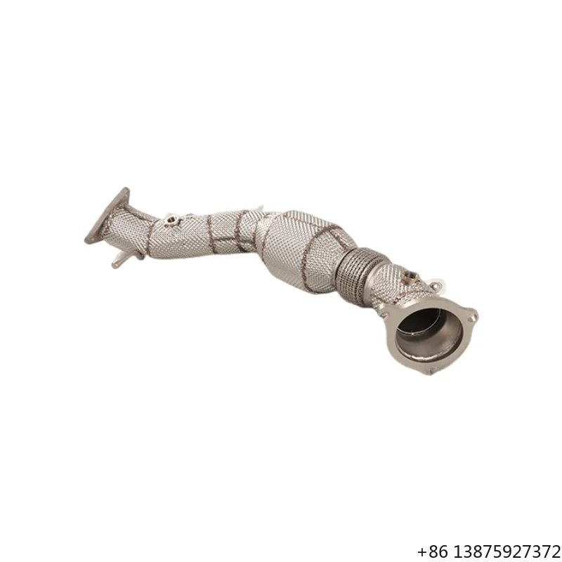 For  2.0T 2017-2018 Downpipe Performance Exhaust Tuning Power Enhancement Racing Performance