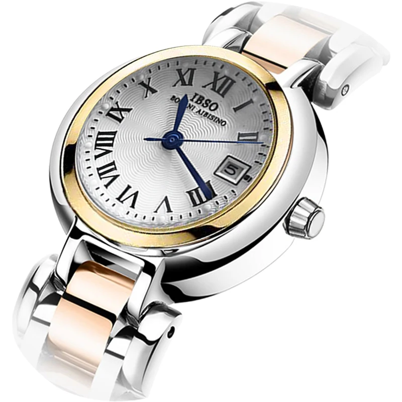 Luxury Brand Women Watches Rose Gold Stainless Steel Modern Hand Clock Female Gifts Fashion Luminous Ladies Wristwatches Silver