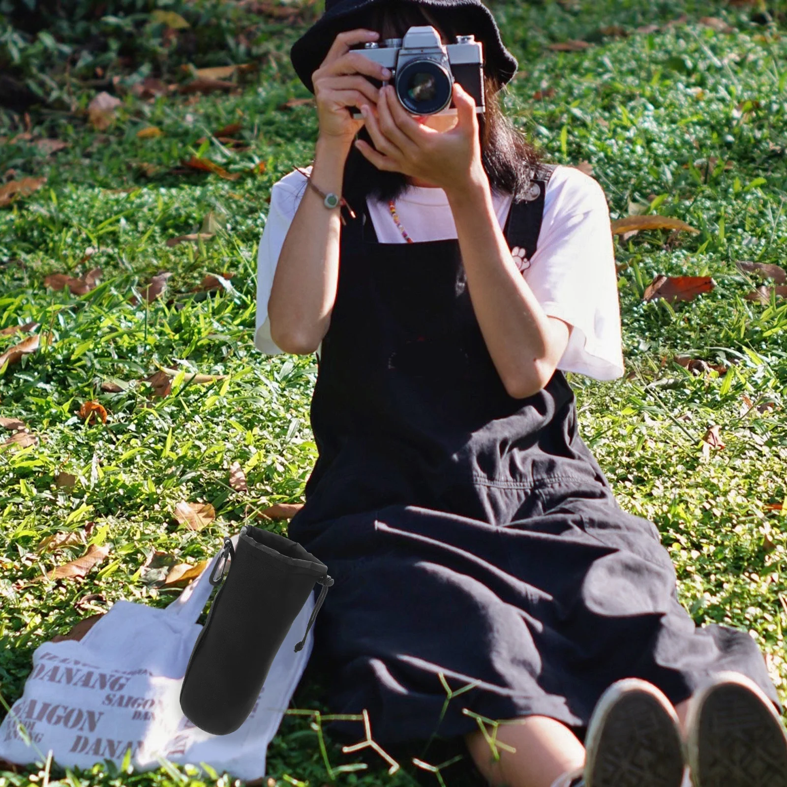 Защитная сумка для объектива камеры, противоударная, водонепроницаемая, пылезащитная, портативная сумка для хранения для путешествий, уличная сумка для объектива камеры