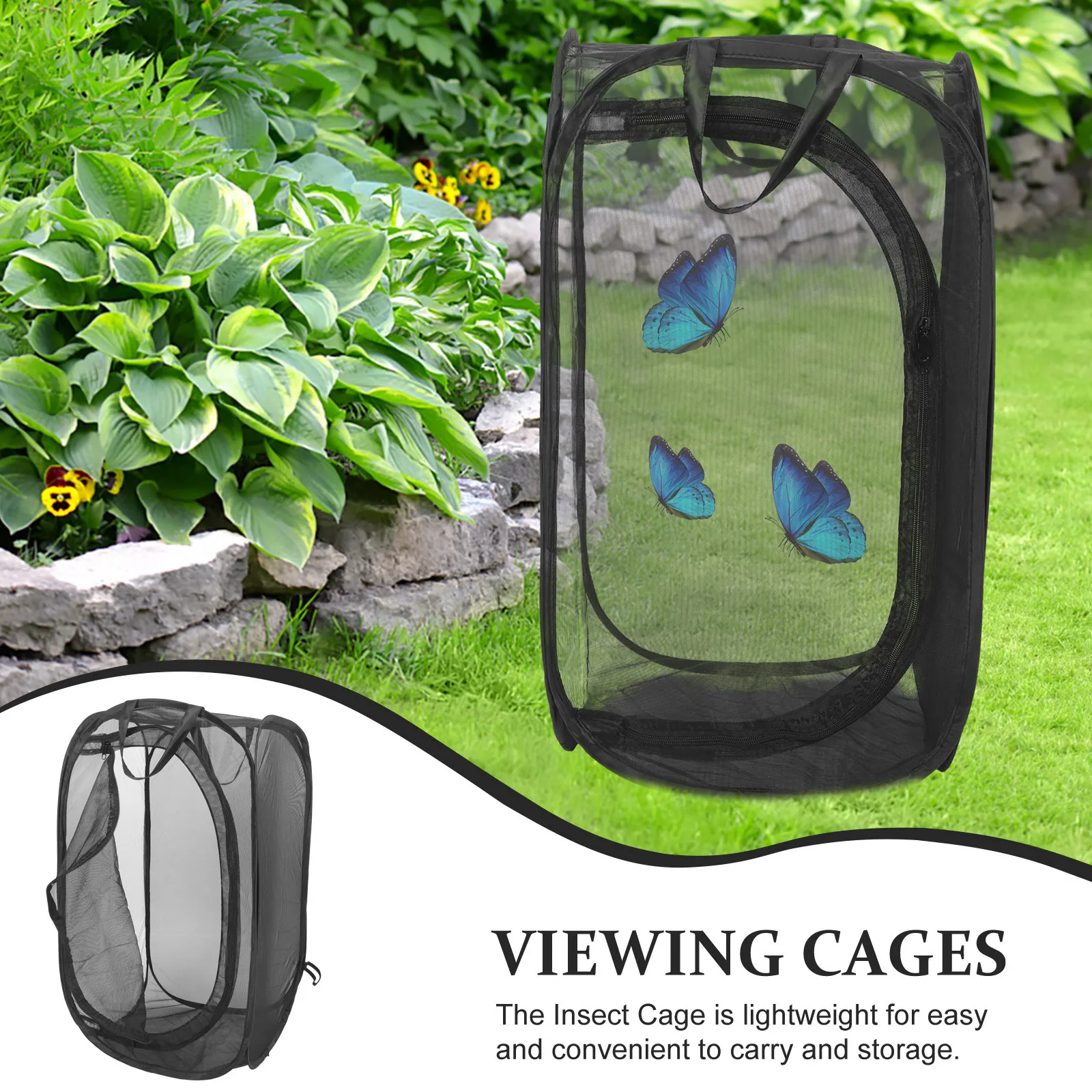 

1 Piece Portable Insect Observation Cage Strong Lightweight Frame Ideal for Outdoor Bug Study and Nature Learning Activities