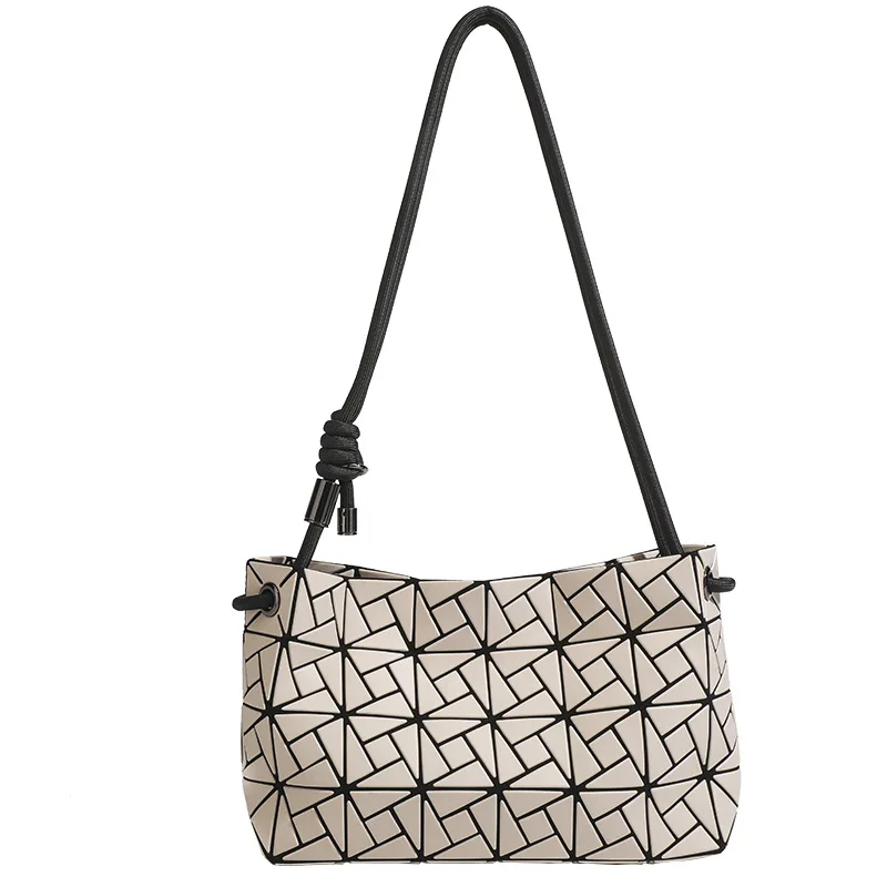 Hot Women Geometry Handbag Geometric Shoulder Crossbody Bags Folded Totes Large Capacity Bag For Girls Luxury Brand Designer Ba