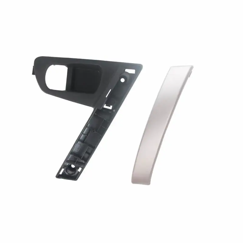 Black Silver Car Inside Door Handles Left Right Set Part For Nissan QASHQAI J10 2007-2015 80944-JE50A 80945-JE50A