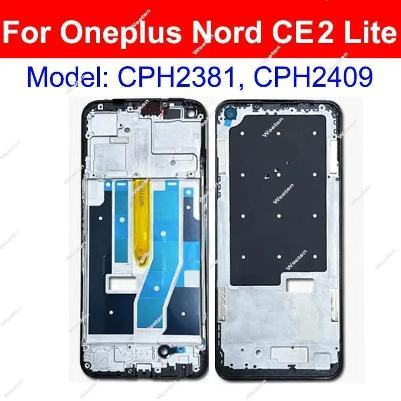 Front Cover Housing For OnePlus 1+ Nord N100 N200 N300 N20 CE3 CE2 Lite 5G Front LCD Frame Middle Housing Parts