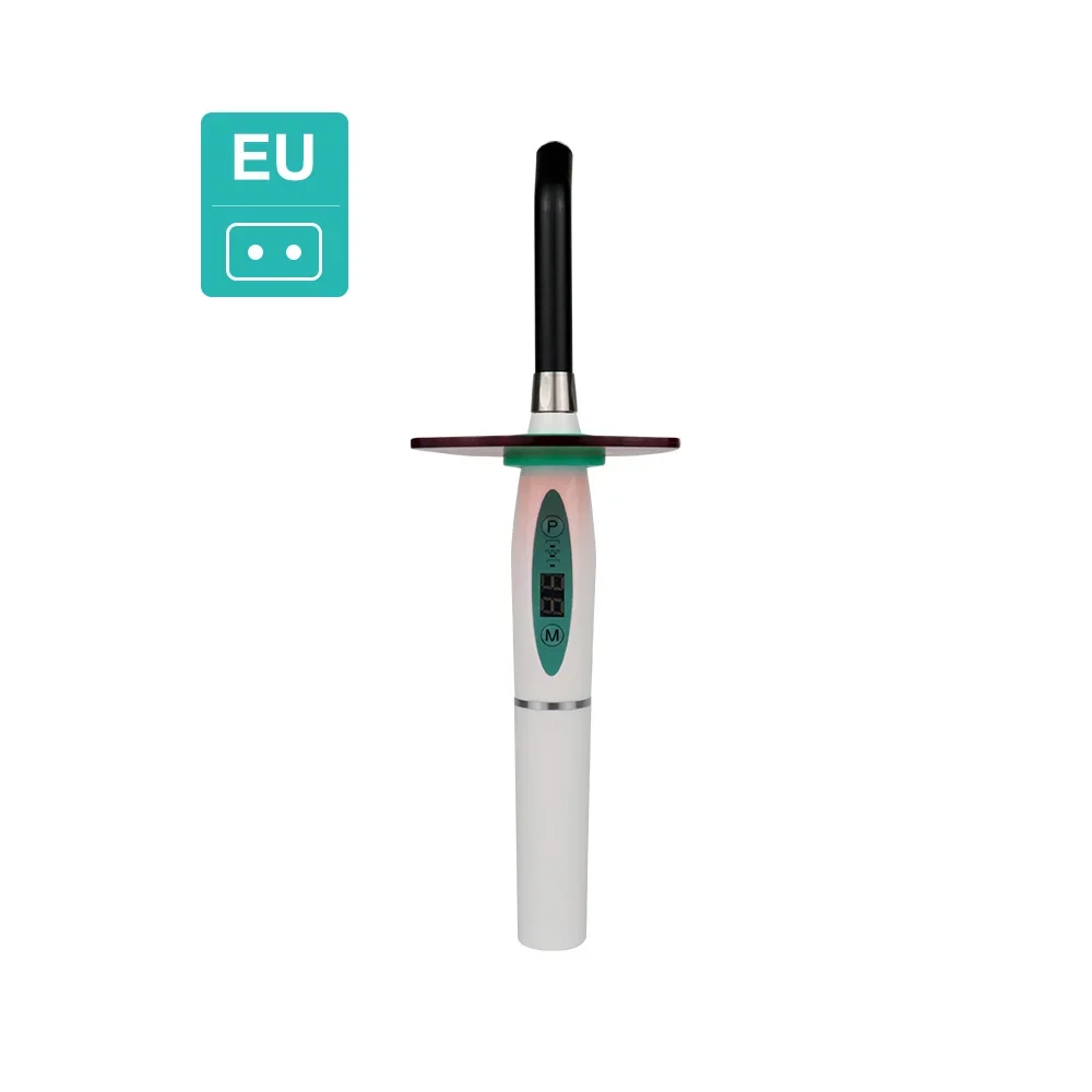 ELIJAH Dental 5W LED Aushärtung Lampe Harz Heilung Licht 5s/3mm Drahtlose Wiederaufladbare Dental Photopolymerisator Lampe zahnarzt Ausrüstung
