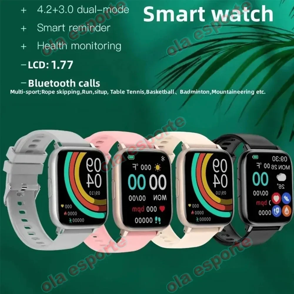 Smart Watch 2024 Bluetooth Call Sleep monitoraggio della salute della frequenza cardiaca orologi GPS per uomo donna Sport Fitness Smartwatch